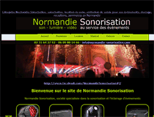 Tablet Screenshot of normandie-sonorisation.com